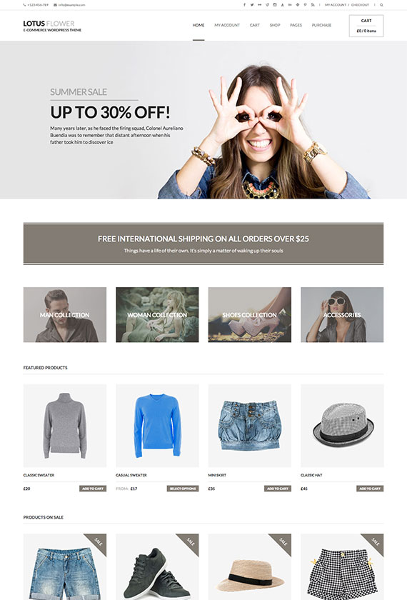 Lotus Flower Ecommerce